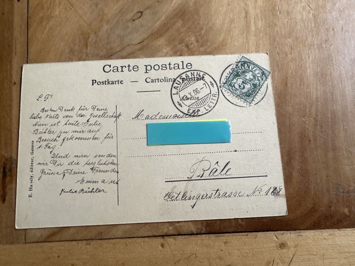 Ansichtskarten: AK1906, Schloss Chillon, top Zustand. – Gebraucht aus Frauenfeld von aluma14 1