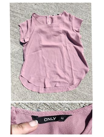 ONLY; Blusenshirt Gr. 42 in Rosa