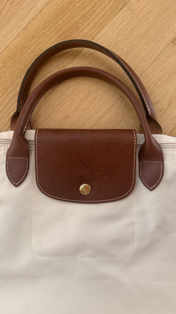 Longchamp Borse da donna: Longchamp Handtasche weiss braun – Usato da Flaach venduto da sel_62zs 1