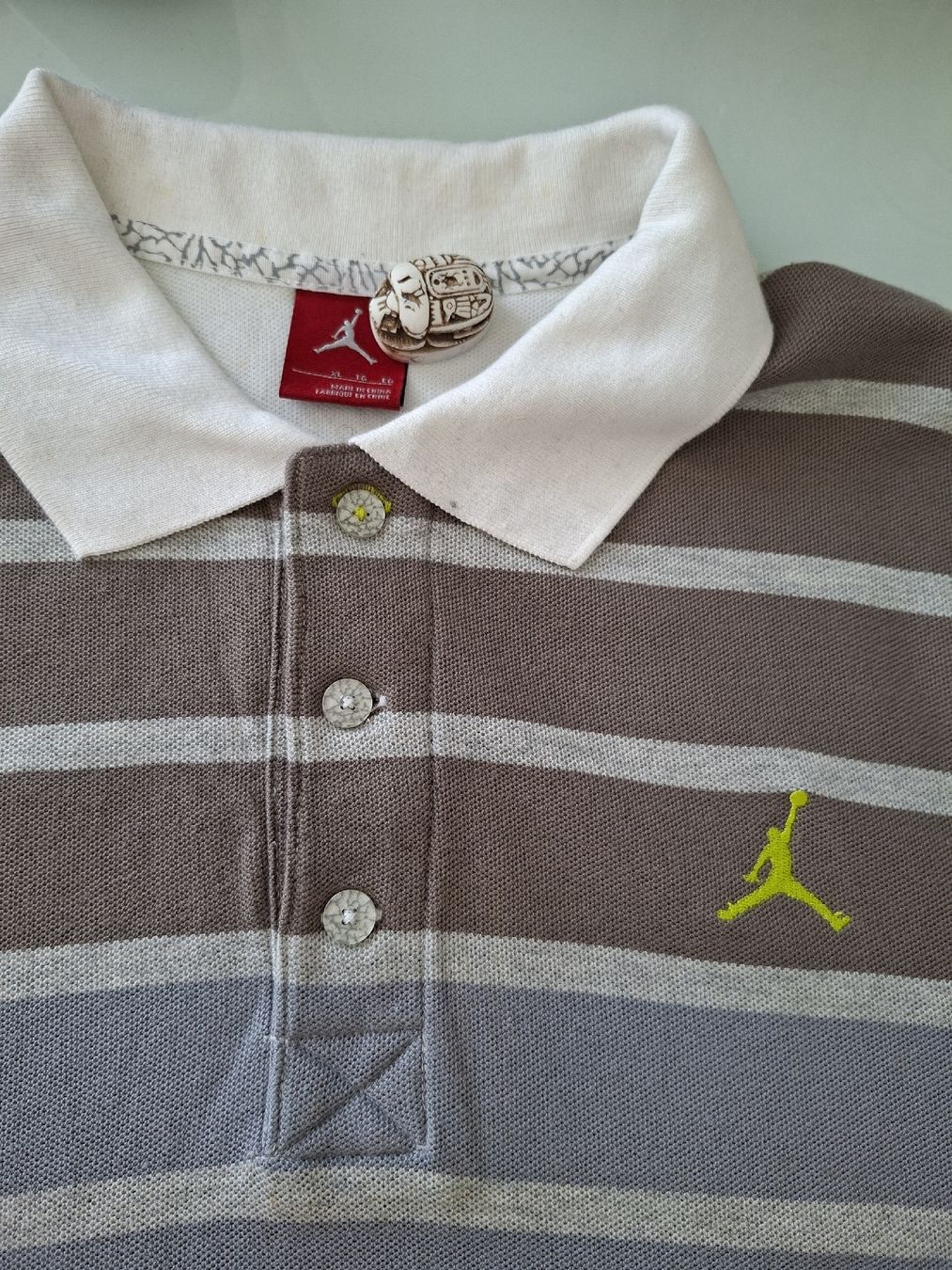 Jordan Magliette Polo: Polo vintage  Jordan rayé Xl – Usato da Renens VD venduto da ser_j2fn 1