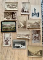 11 Photochrombilder auf Karton - Motive aus der Schweiz