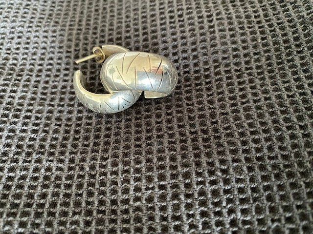 Boucles d'oreille: Ohrstecker Creole versilbert – D'occasion à Edlibach par Arnoldotto
