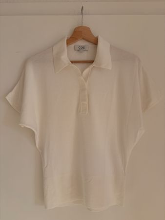 COS Poloshirt weiss Grösse S. Neu