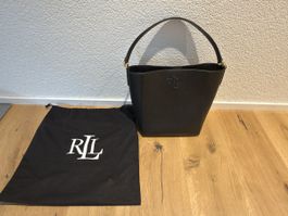 Ralph Lauren Handtasche Bucket Bag Schwarz - Neuwertig!