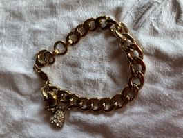 Armband aus Stahl von Fossil mit Anhaenger
