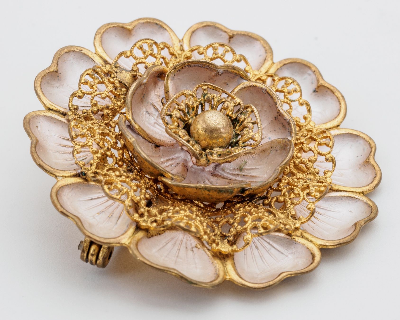 Spille & Fermagli: Antike Gebrüder Neiger Brosche in Blumenform – Usato da Zürich venduto da nostalgic_treasures 2