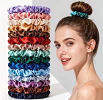 30 élastiques pour cheveux finition satinée, NEUFS