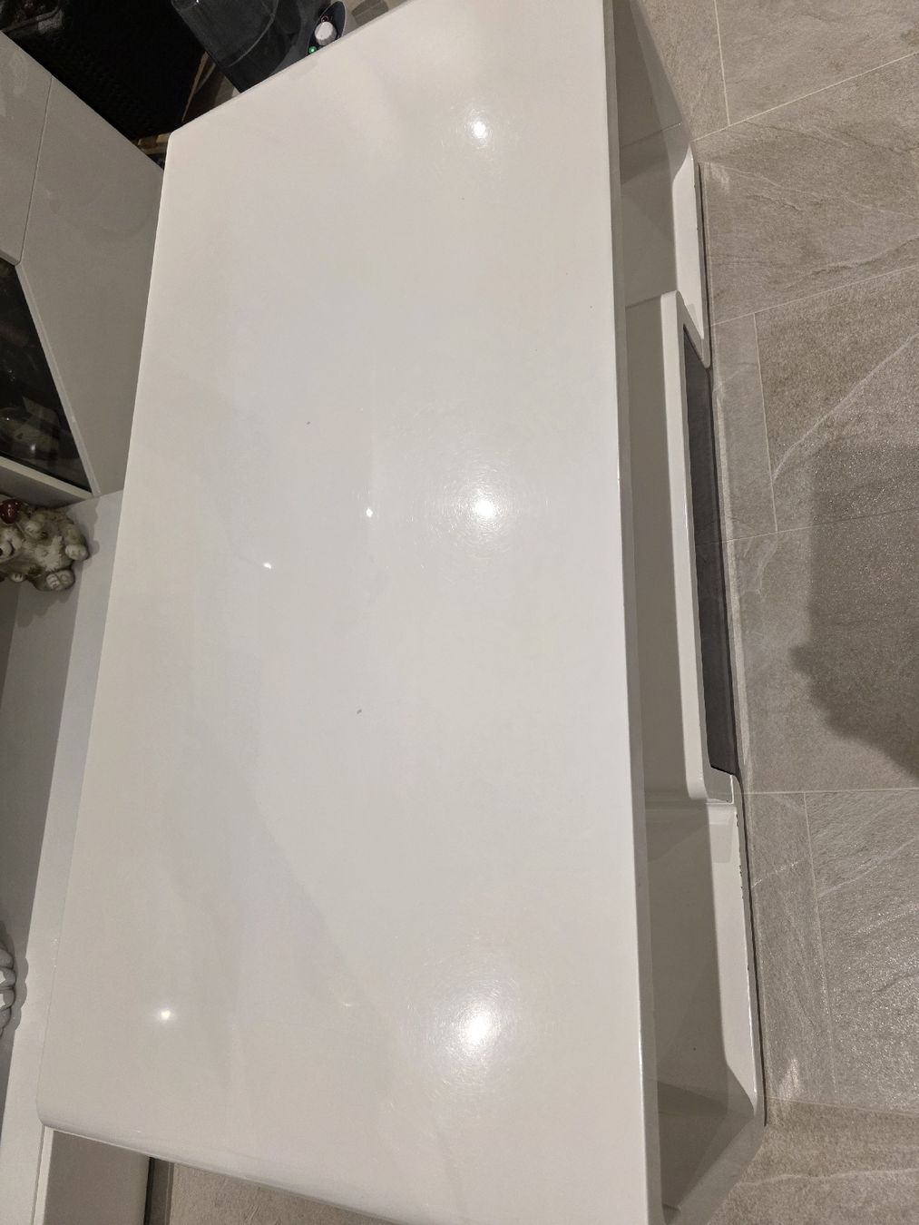 Conforama Tische: Weisser Design Couchtisch mit Schublade – Gebraucht aus Toffen von ver_x68f 2