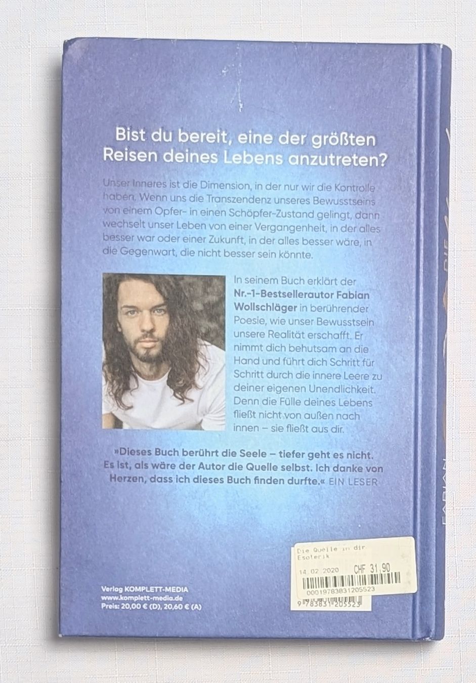 Libri: Die Quelle in dir - Fabian Wollschläger – Nuovo (secondo la descrizione) da Wängi venduto da ABIZONE-86 1