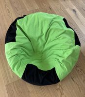 Selbstgemachter Sitzsack – Grün/Schwarz