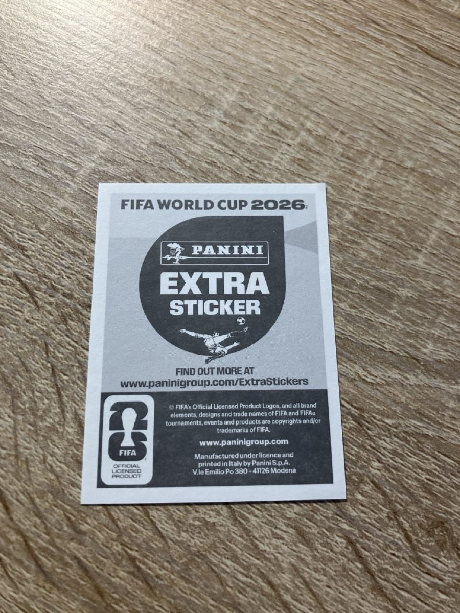 Panini Carte collezionabili: Panini WM 2026 Hakimi Extra Sticker GOLD – Nuovo (secondo la descrizione) da Chur venduto da tozzi-stickerworld 1