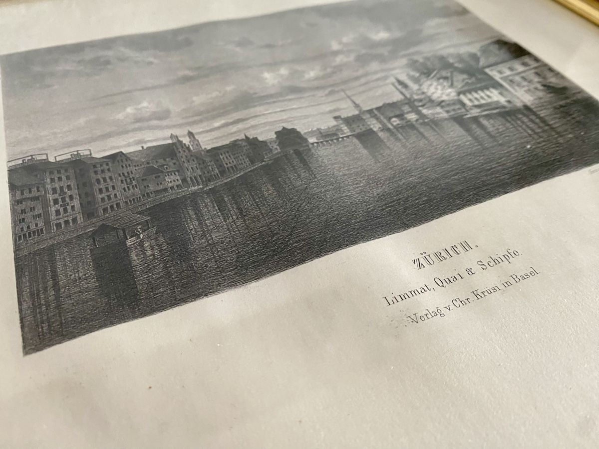 Stiche: ZÜRICH. Limmat, Quai & Schipfe – Gebraucht aus Zürich von Dalema13 3