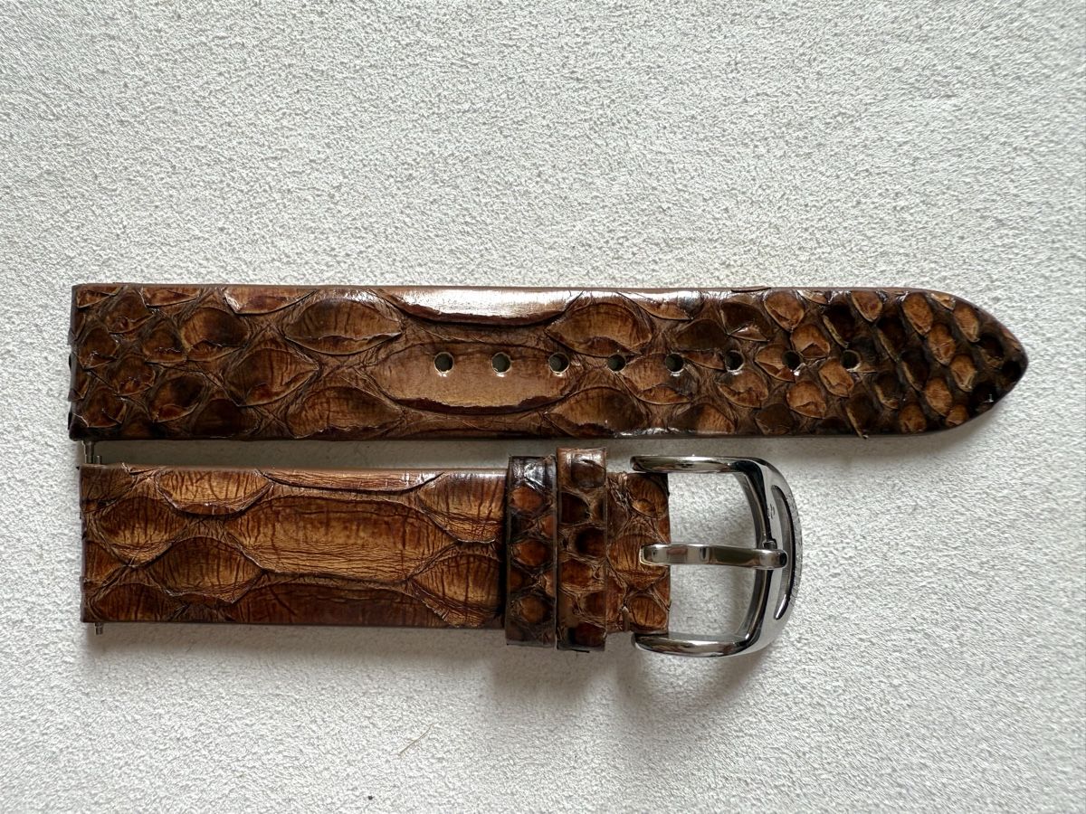 Bracciali & Braccialetti: Philip Stein Uhrenarmband, Pythonleder NEU – Nuovo (secondo la descrizione) da Uerikon venduto da Irina108