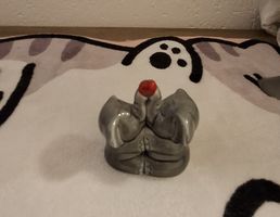 Dekorative Elefantenfigur, Vintage Keramik