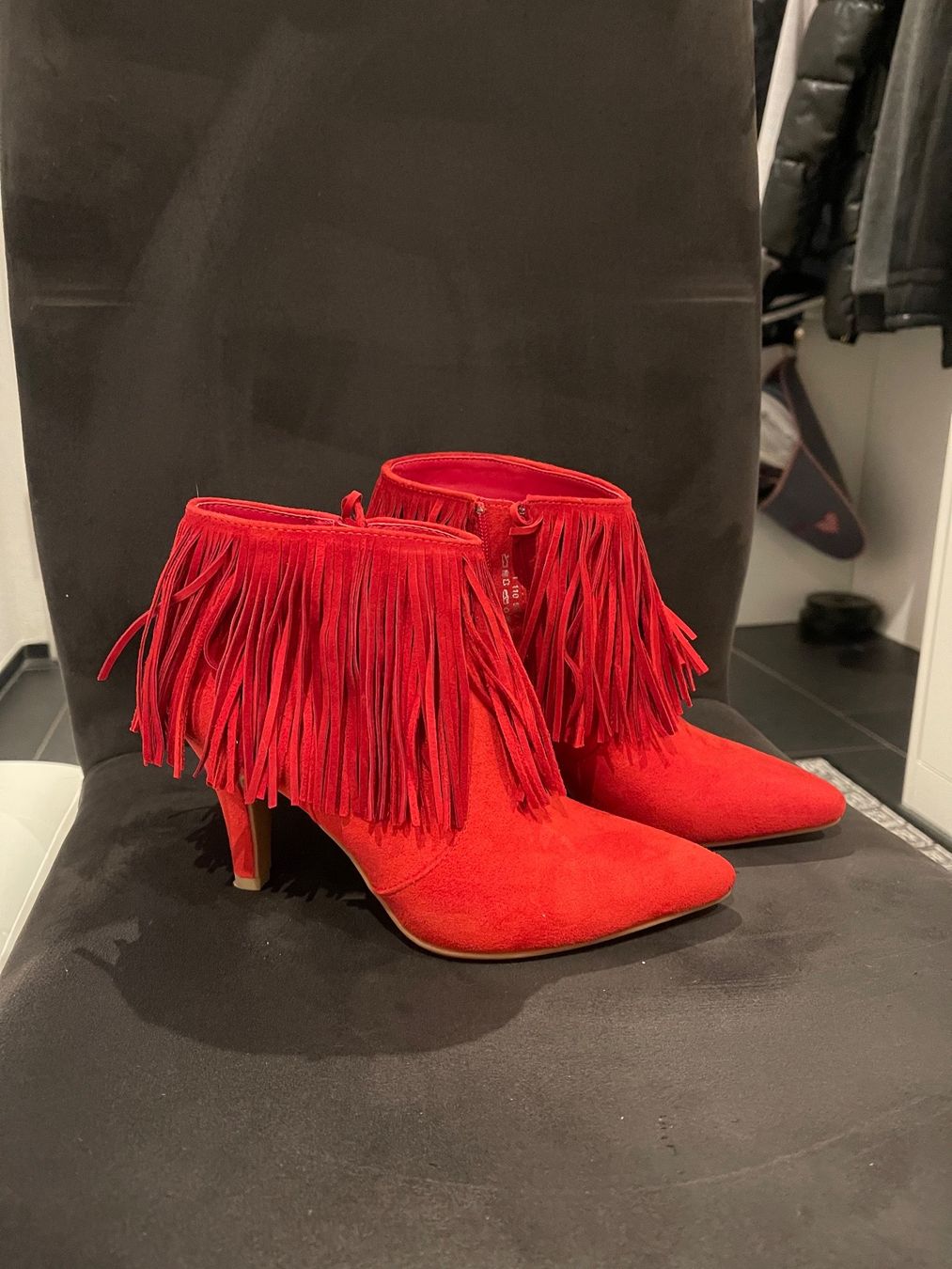 Scarpe da donna: Stiefeletten rot – Nuovo (secondo la descrizione) da Staufen venduto da GiuliettaD 3