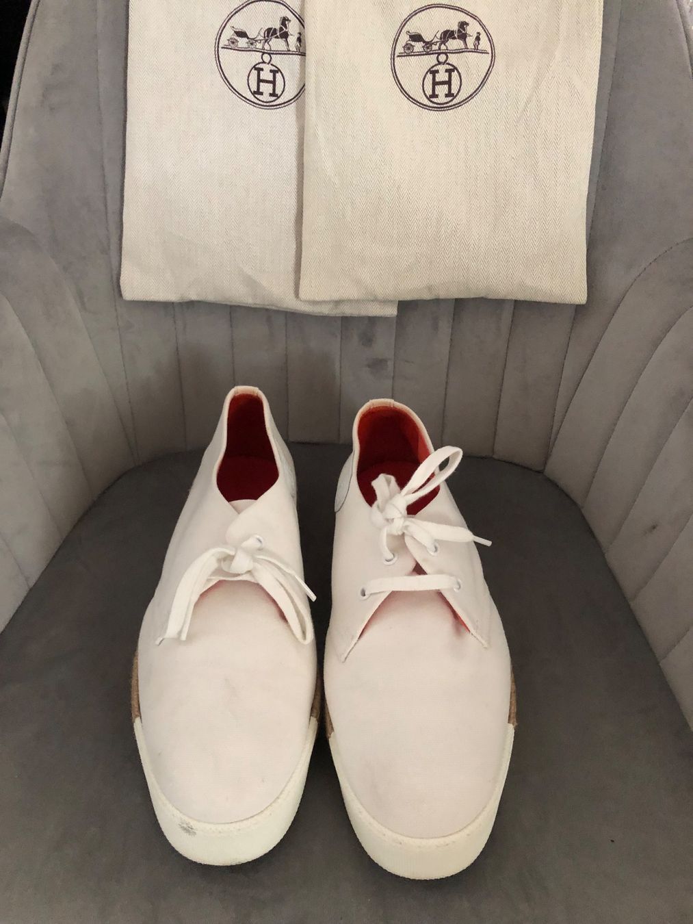 Hermès Scarpe da uomo: Hermes Sneakers espadrille – Usato da St. Moritz venduto da Capricorn88