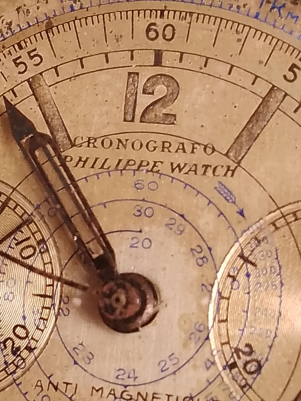 Swiss Orologi: Philippe Cronografo Stahl 36mm läuft  – Usato da Agno venduto da sam2608 3