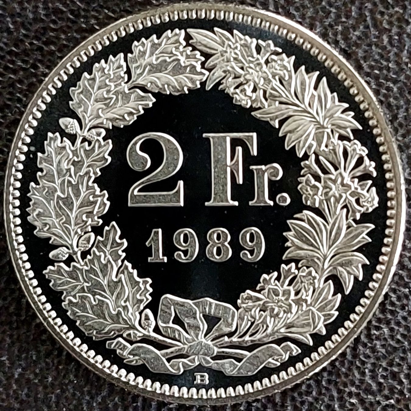 Alle Münzen: 2 Franken 1989 stgl. / aus Münzsatz – Neu (gemäss Beschreibung) aus Arch von coinsandmore