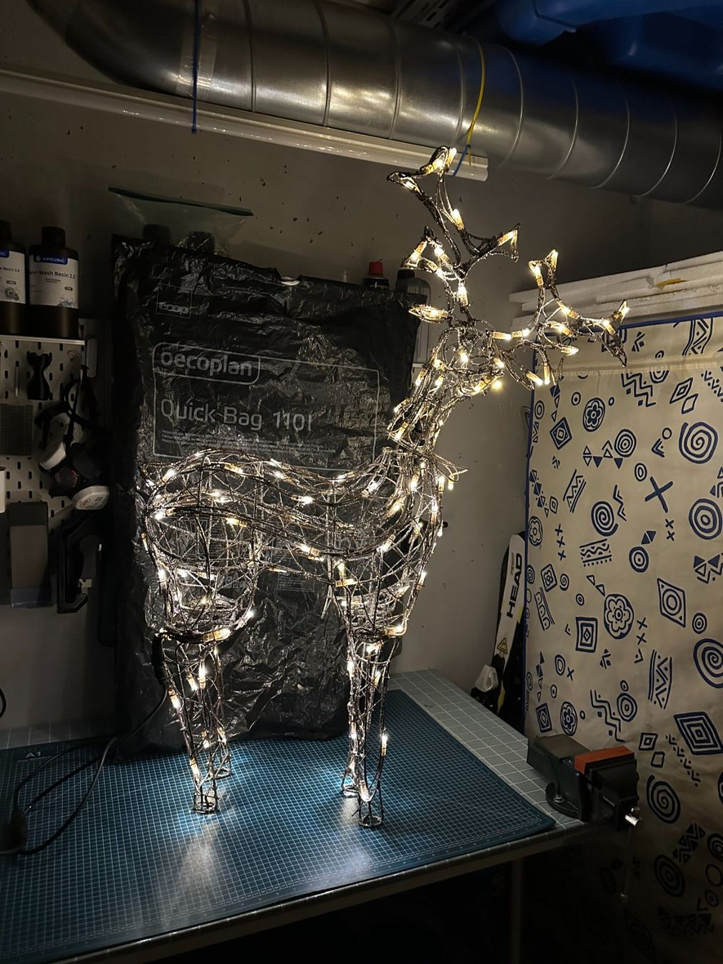 Ghirlande e barre luminose: Weihnachtsbeleuchtung Hirsch 110cm – Usato da Zug venduto da Supervamp