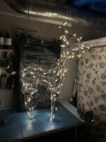Weihnachtsbeleuchtung Hirsch 110cm