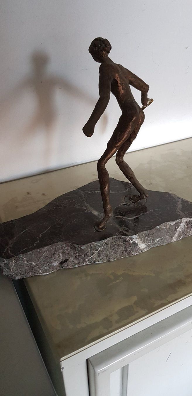 Sculture & Statue: Bronce Tennis-Skulptur – Usato da Schaffhausen venduto da beny06 9