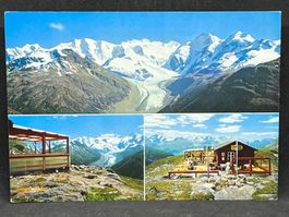 Restaurant Paradis mit Berninagruppe und Julierkette
