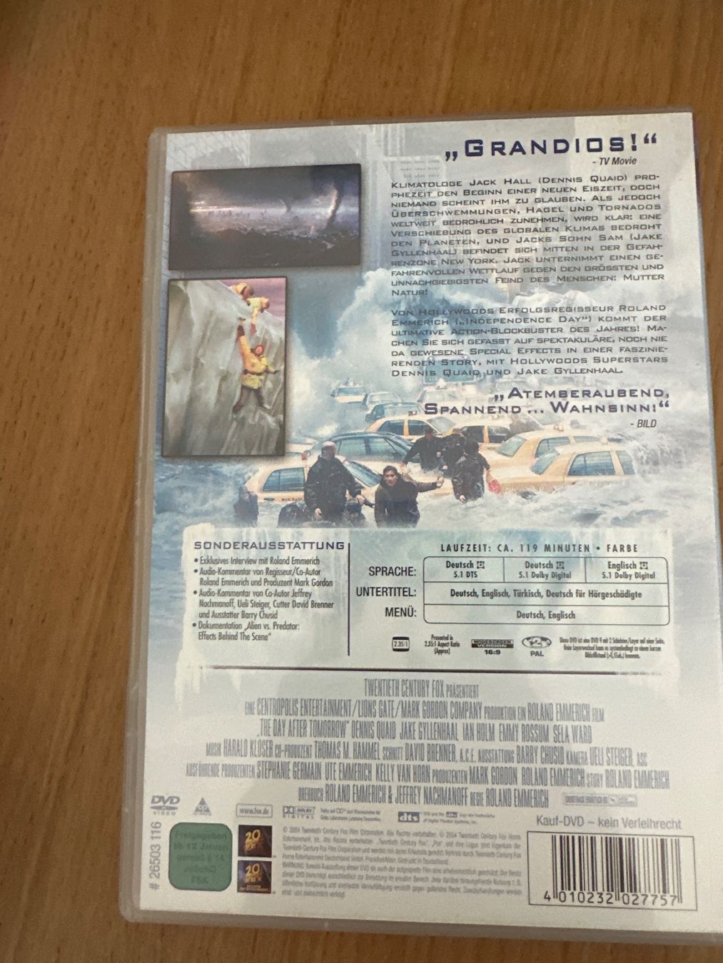 Tutti i DVDs: The Day after Tomorrow - DVD – Usato da Zwingen venduto da veilchen_123 2