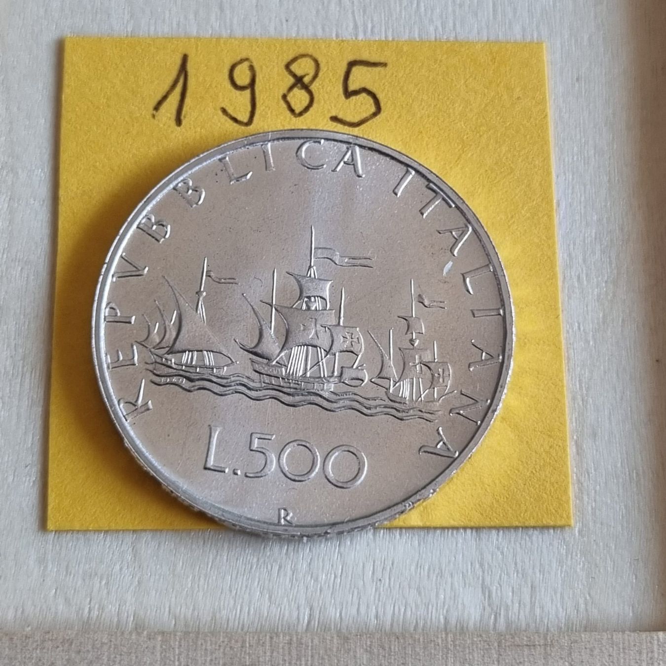 Tutti le monete: 500 Lire 1985 Italie ARGENT – Usato da Genève venduto da cor_2ryx 1