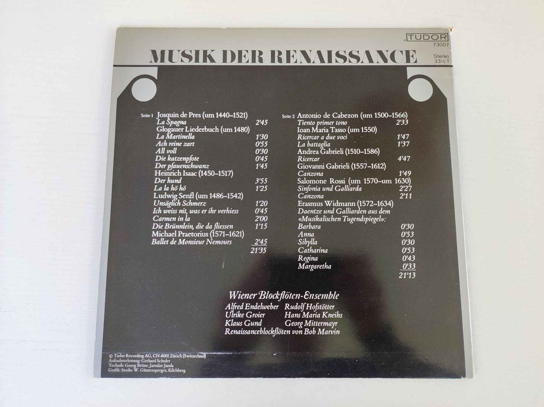 Dischi in vinile: Musik der Renaissance, Vinyl – Usato da Baden venduto da wenkst 1