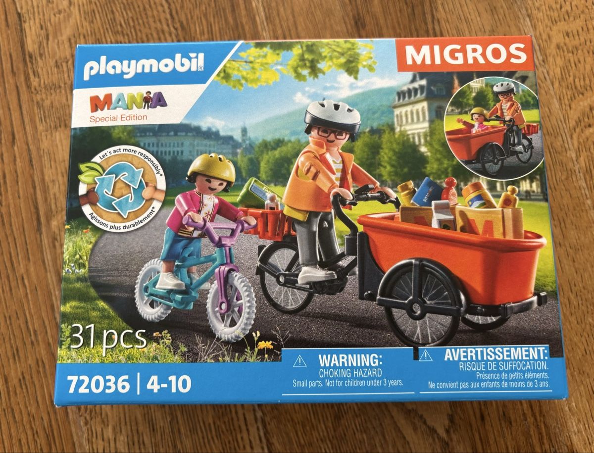 Playmobil Giocattoli: Migros Playmobil Set 72036 & 72038 – Nuovo (secondo la descrizione) da Grenchen venduto da Wonderland-Finland