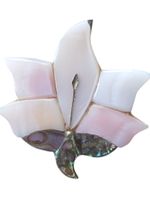 Brosche Perlmutt Schmetterling