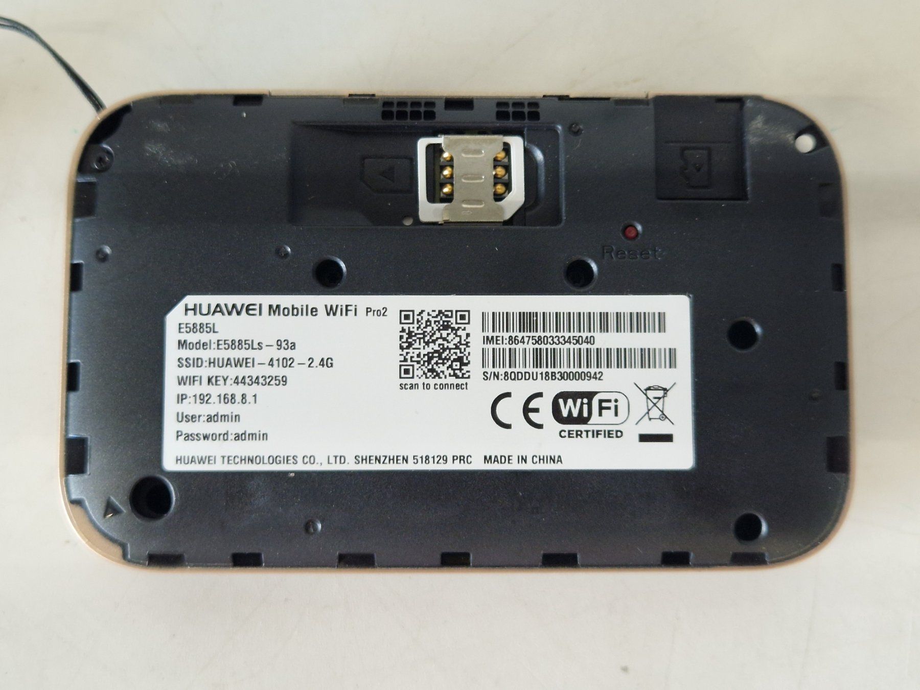 Huawei Modem & Router: HUAWEI Mobile WiFi Pro 2 – Usato da Muhen venduto da Restwert_Muhen 4