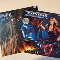 Doro Force Majeure + Warlock True As Steel, 2 Vinyl LPs