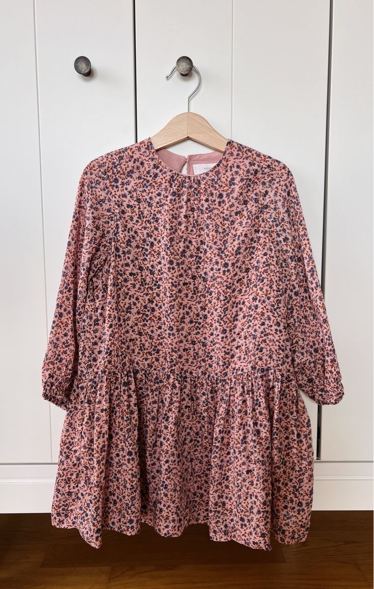 Mango Vestiti & Gonne: Mango, 110, Kleid, rosa, Blumen, neu – Nuovo e nell'imballaggio originale da Burgdorf venduto da rulan 1