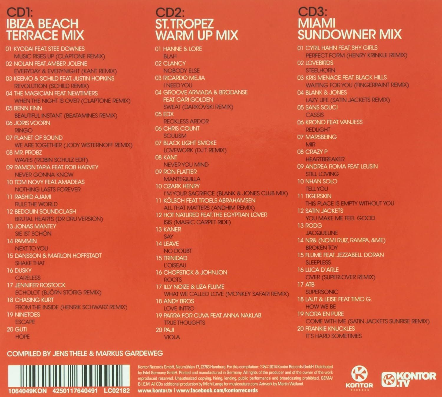 CDs: CD  Kontor Sunset Chill 2014 – Gebraucht aus Heimberg von Rockenrol 1