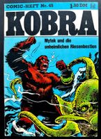Kobra Nr 45, 1976 Bastei Verlag, hunderte Comics eingestellt