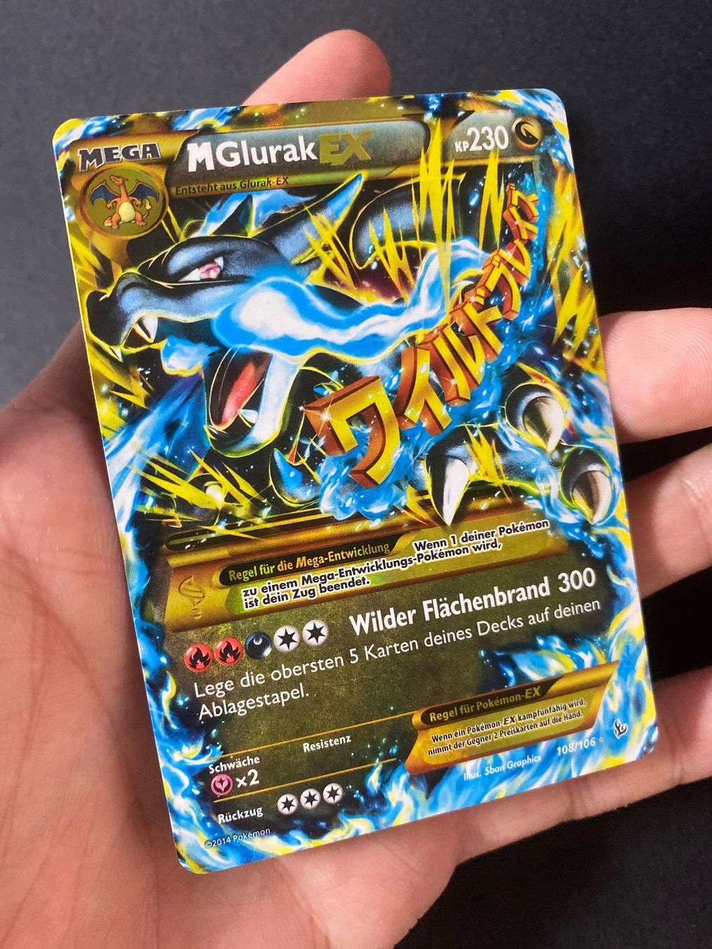 Pokémon Carte collezionabili: M Glurak EX 108 - Charizard - Secret Rare - Flashfire - DE – Nuovo (secondo la descrizione) da Hausen AG venduto da Shrade 4