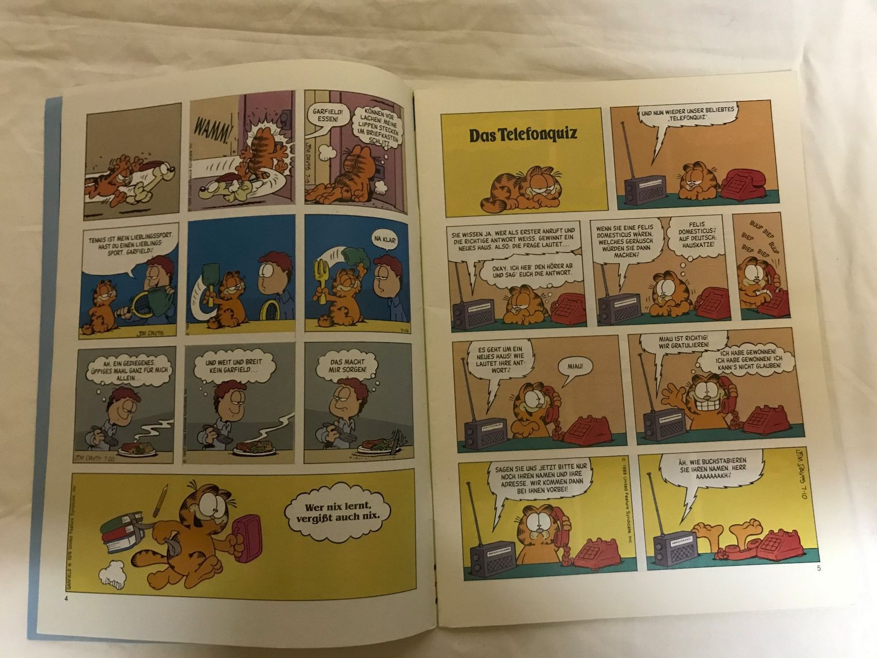 BD: Garfield Comics Nr. 2, 3, 8 – D'occasion à Ennenda par ZiskaGL 5