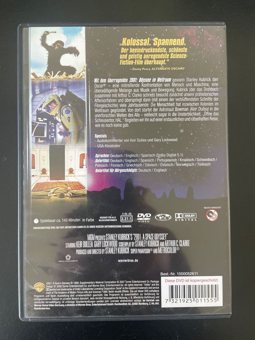 Tutti i DVDs: 2001: Odyssee im Weltraum – Usato da Bern venduto da ebl_tqk2 1