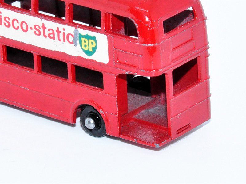Matchbox Modellini d'auto: Matchbox Lesney AEC DOUBLE DECKER "VISCO STATIC" BUS No. 5B – Usato da Zufikon venduto da MatchboxCorner 3