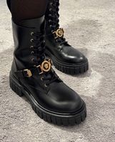 VERSACE Medusa Leder Boots GR. 38
