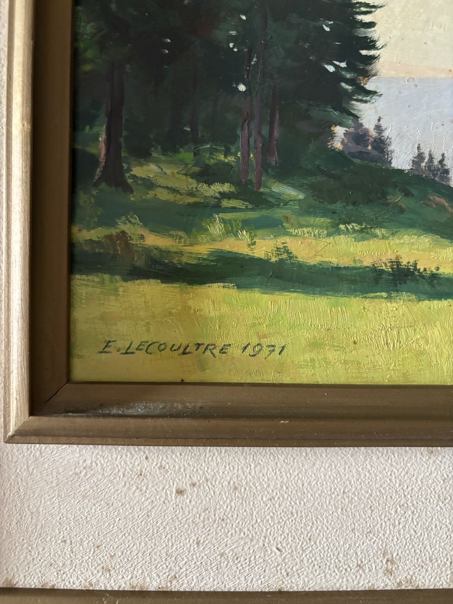 Tableaux: Tableau E.Lecoultre – D'occasion à Estavayer-le-Lac par bde_mc5x 1