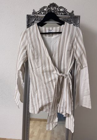 Runaway Bluse, Grösse S, gestreift, Wickeloptik, Top Zustand