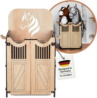 Hobby Horse Stall Holz für 2 Steckenpferde Halterung