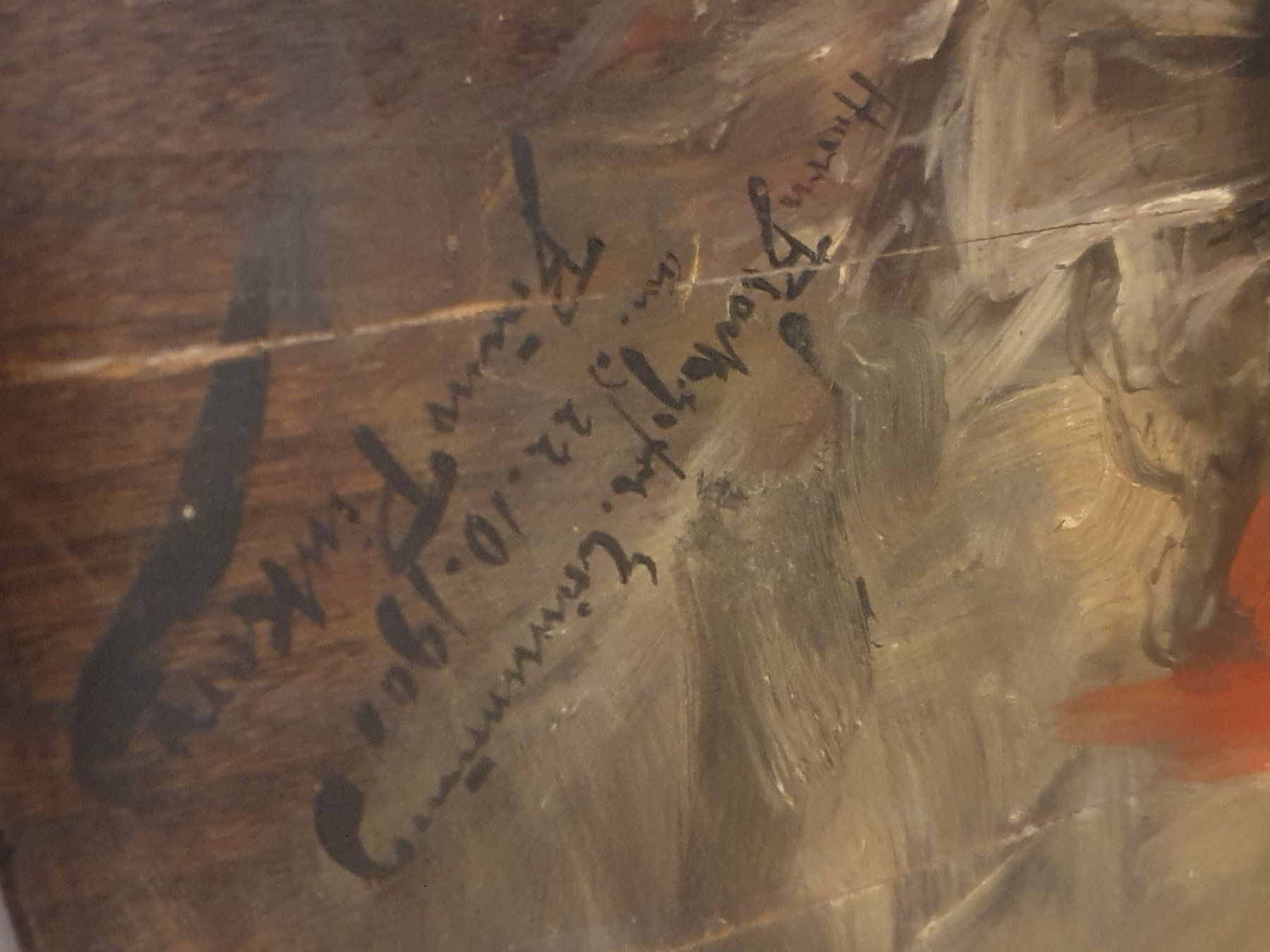 Peintures: Ancienne peinture sur palette – D'occasion à Belmont-Lausanne par MikeC 2