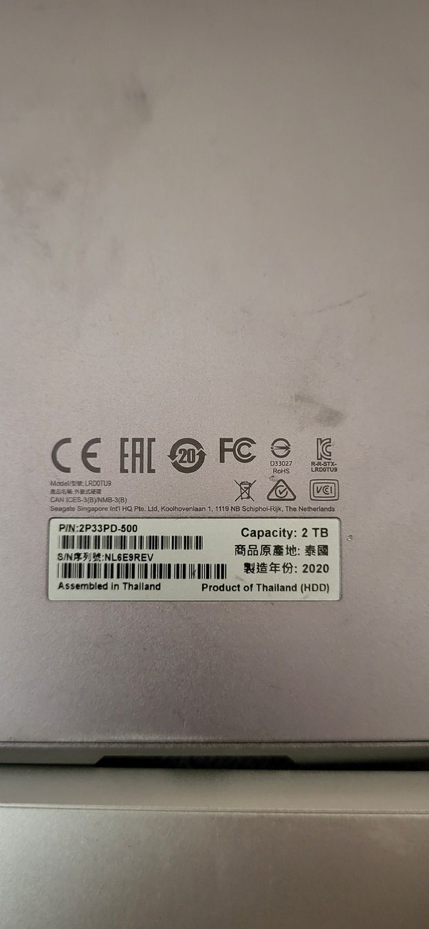 Harddisks: 4x externe Festplatten 1TB und 2TB, 2018-2020 Module – Defekt aus Zürich von Gulbi1919 6