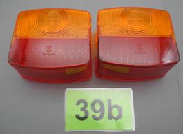 2 Stk. Hella Oldtimer Heckleuchten, Schlusslicht, Bremslicht
