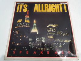 Speakeasy – It's All Right (Maxi, Italo-Disco)