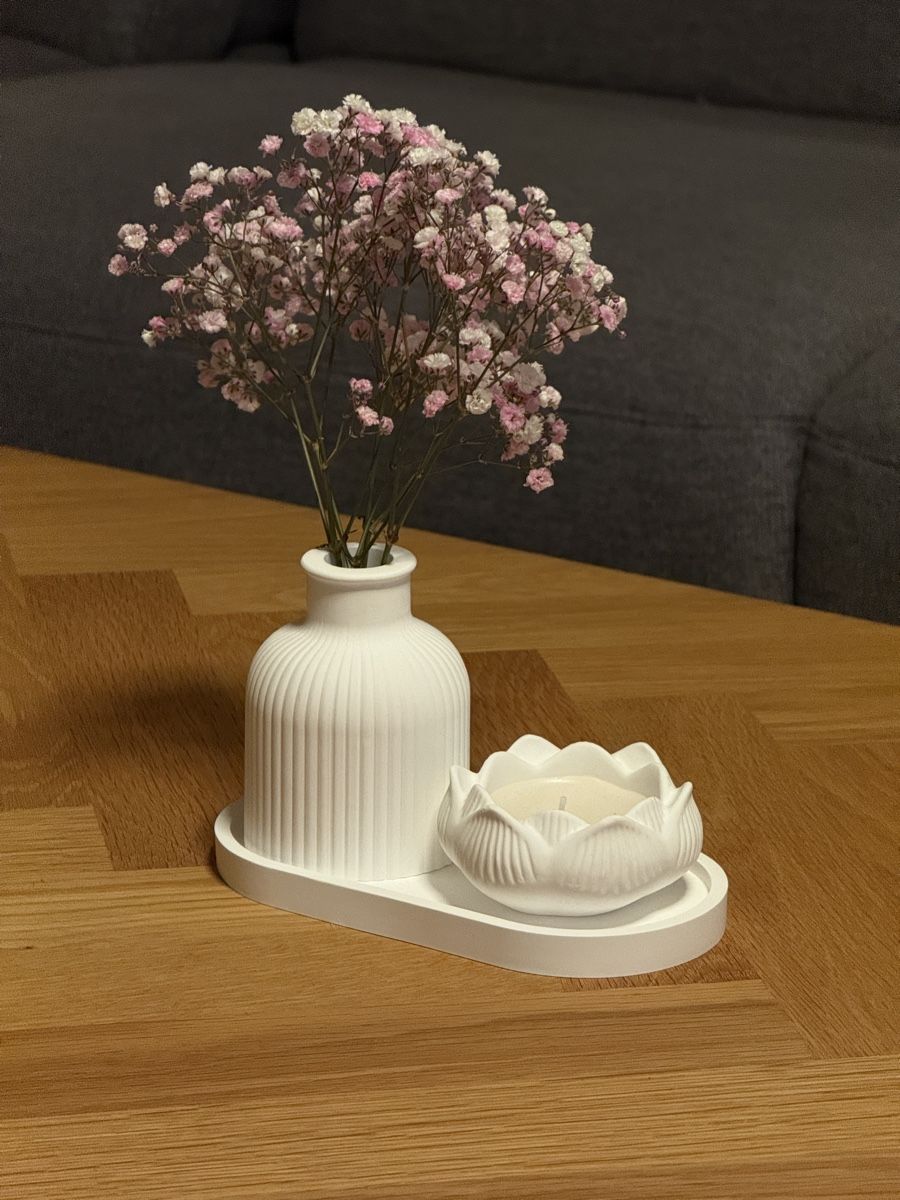 Vasi & Recipienti: Kleine Vase inkl. Kerze | handmade – Usato da Belp venduto da neno24 1