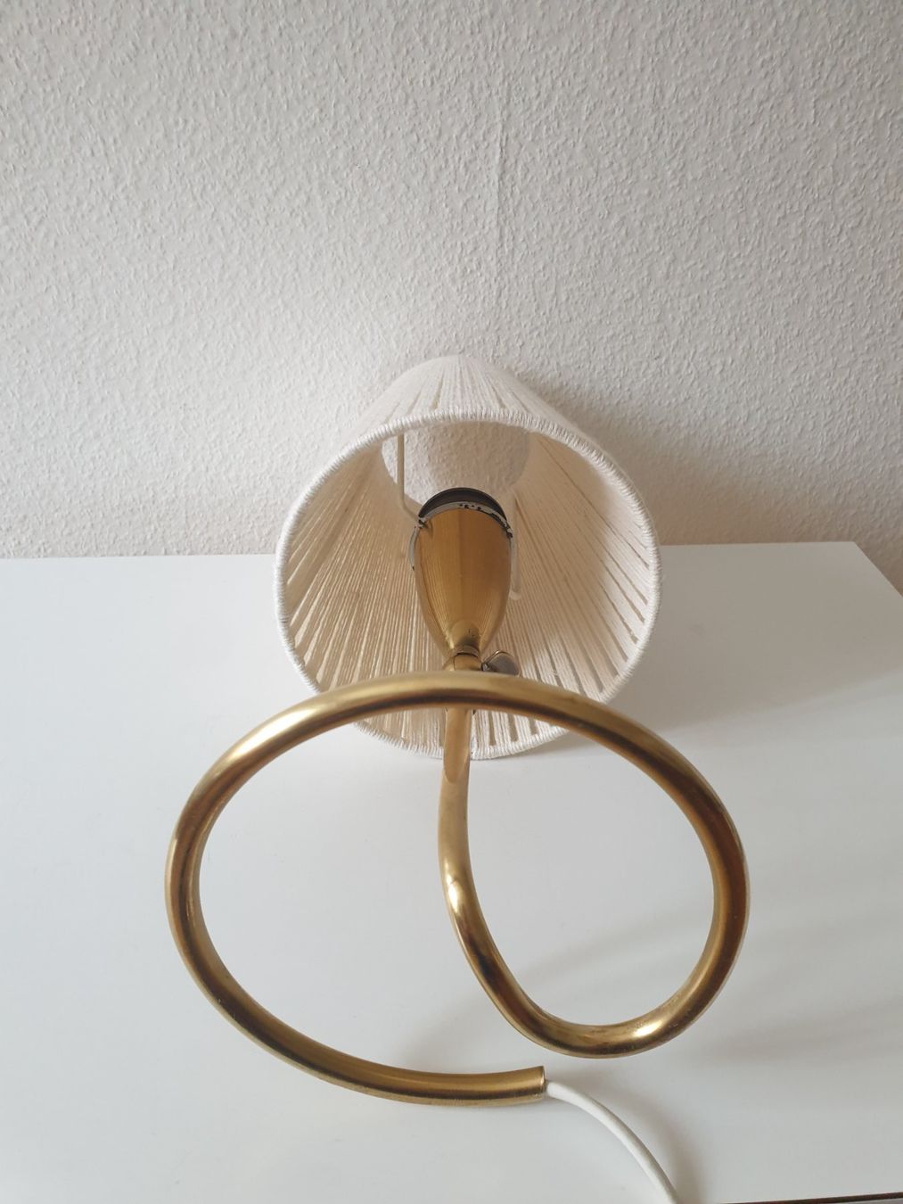 Lampade: Vintage mid-century Tischleuchte Messing, restauriert – Usato da Zürich venduto da reciclista 6